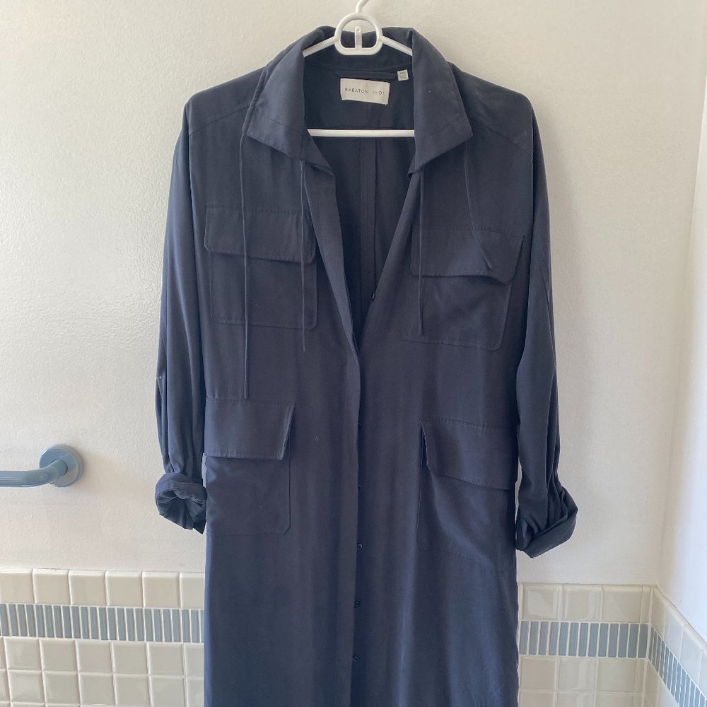 Babaton (Aritzia) long shirt jacket/dress - Gray